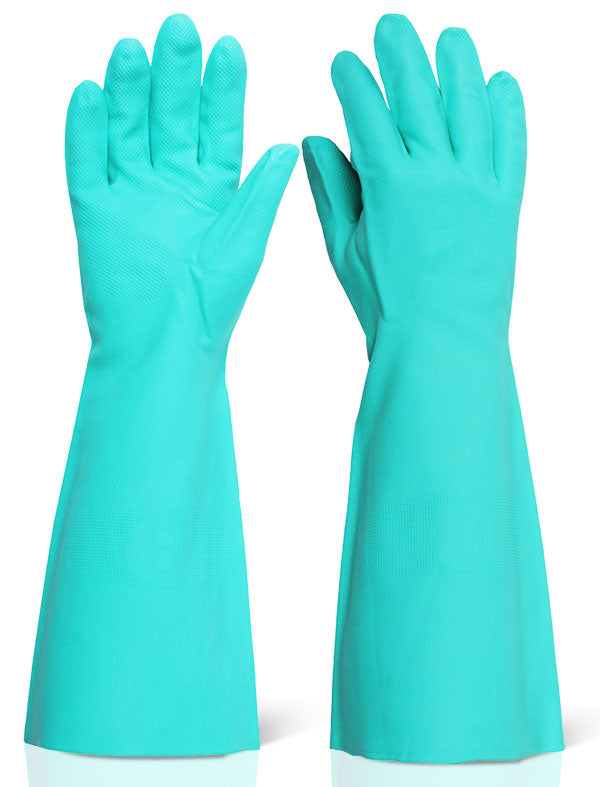 Beeswift Nitrile Gloves &quot; - Green - Customisable Nitrile
