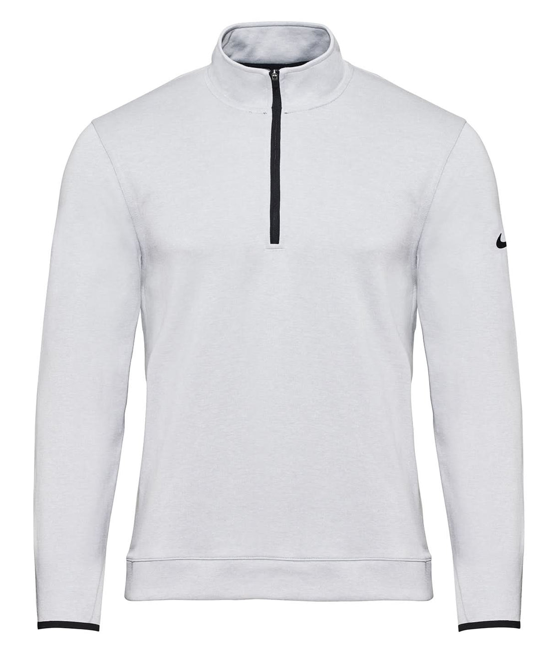 Nike Tour half zip piqu top NK172 - Light Smoke Grey Black - Customisable Sports Overtops