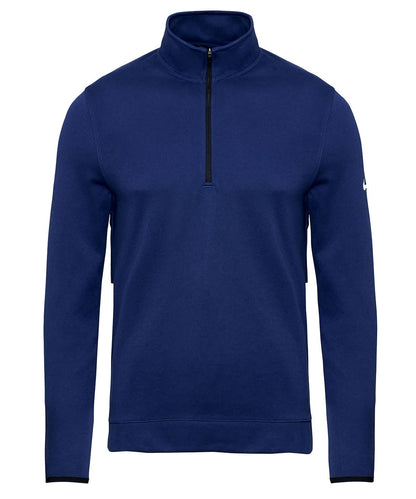 Nike Tour half zip piqu top NK172 - Midnight Navy White - Customisable Sports Overtops