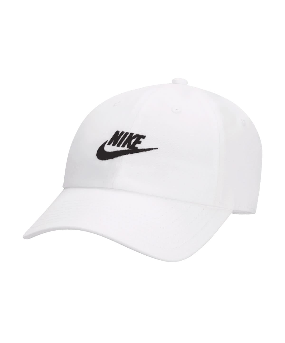 Nike Club cap NK173 - White Black - Customisable Caps
