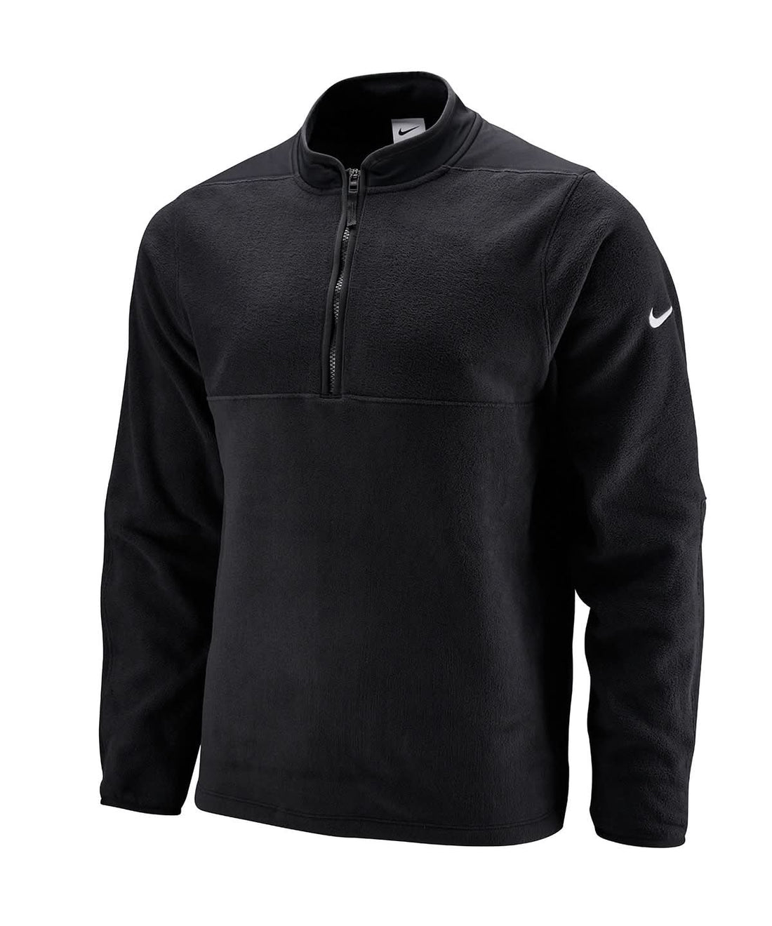 Nike Victory half zip top nk328 - Black White - Customisable Sports Overtops