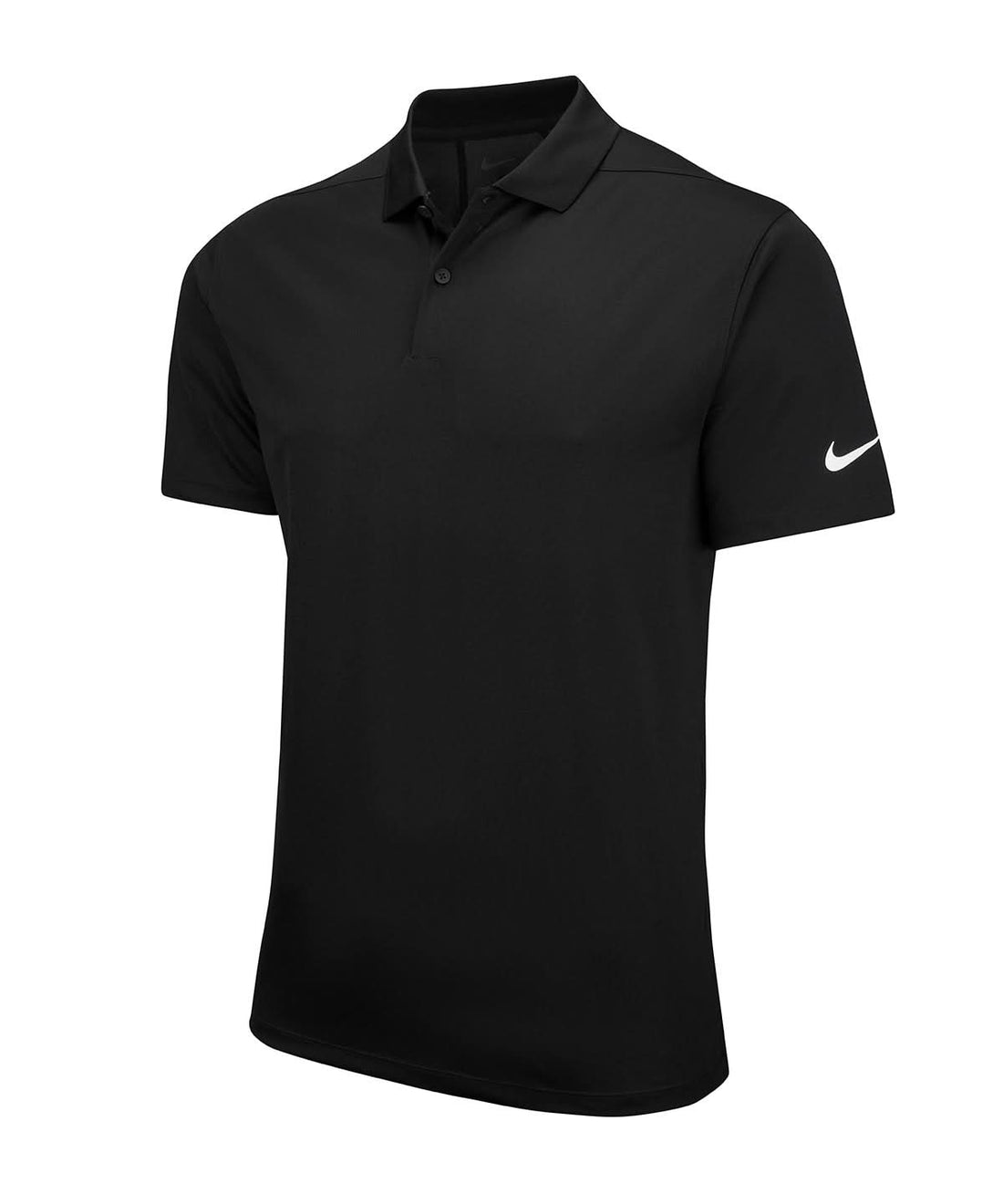 Nike Victory solid polo NK342 - Black White - Customisable Polos