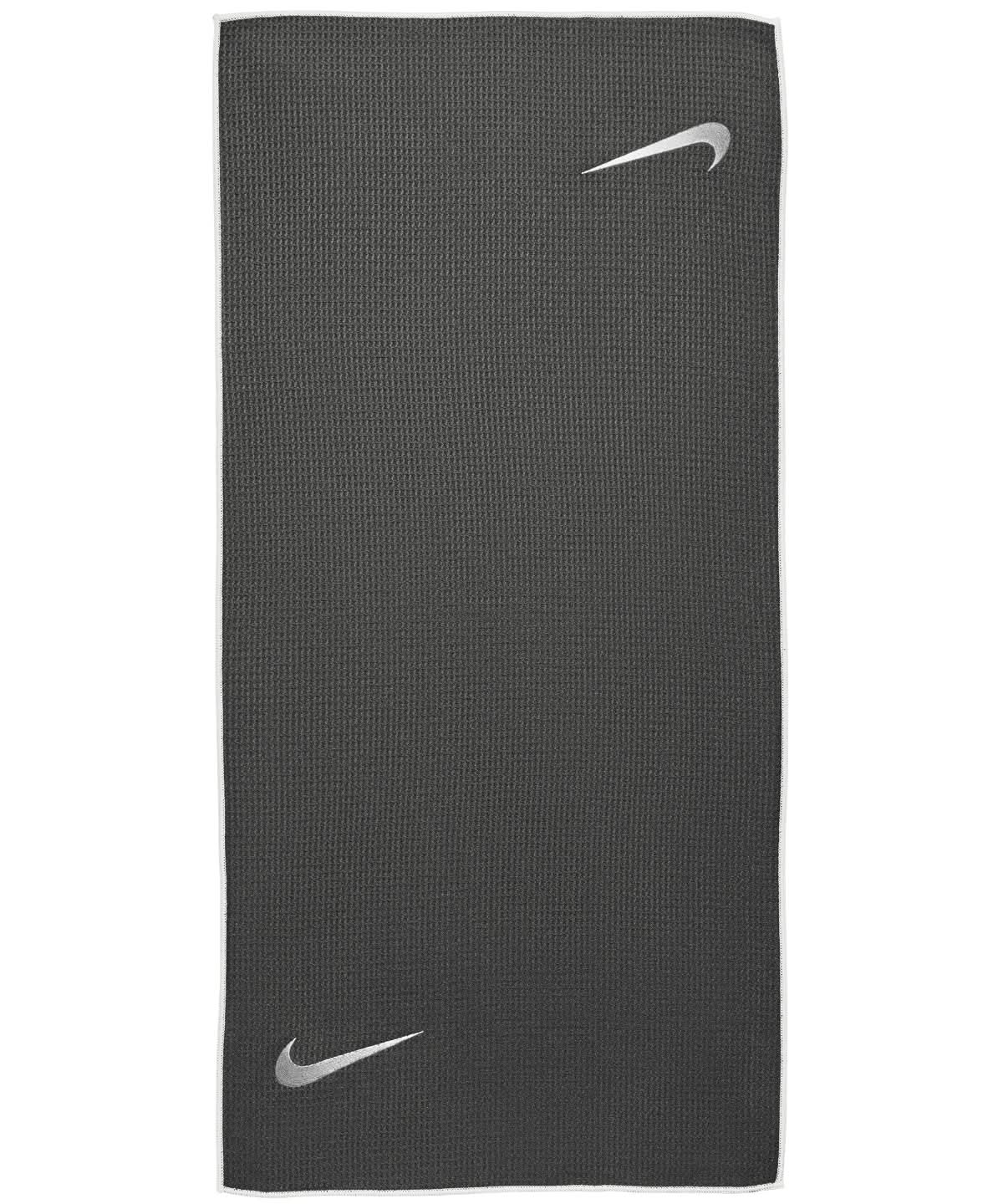 Nike caddy golf towel nk368 - Dark Grey White One size - Customisable Towels