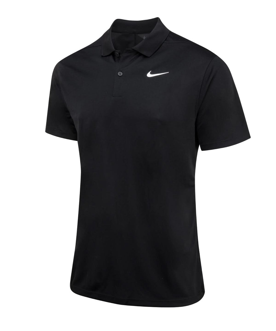 Nike Dri FIT victory solid polo NK372 - Black White - Customisable Polos