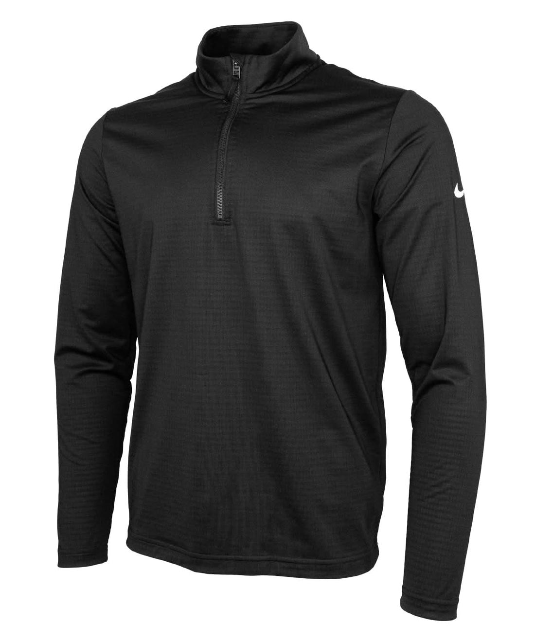 Nike Dri FIT Victory half zip top NK395 - Black White - Customisable Sports Overtops
