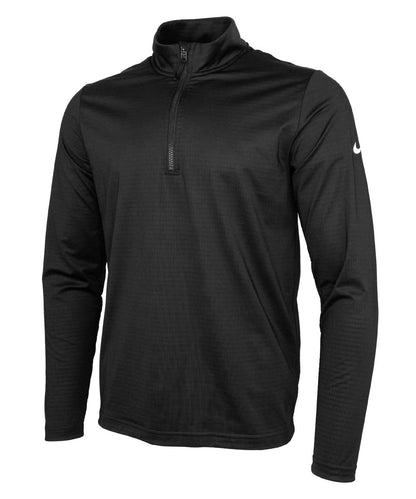 Nike Dri FIT Victory half zip top NK395 - Black White - Customisable Sports Overtops