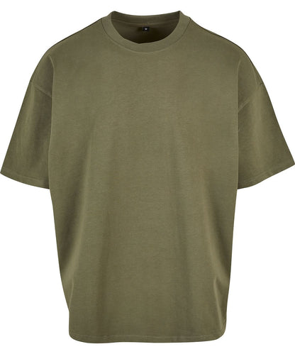 New Morning Studios Heavy Jersey oversized tee NM004 - Olive - Customisable T-Shirts