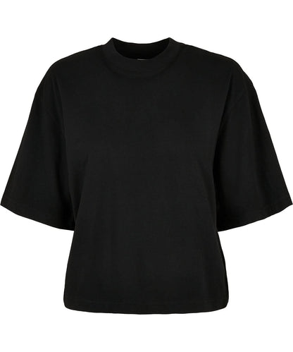 New Morning Studios Womens oversized tee NM008 - Black - Customisable T-Shirts