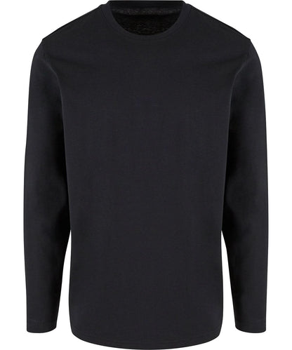 New Morning Studios Regular fit long sleeve shirt NM009 - Black - Customisable Shirts