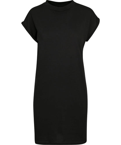 New Morning Studios Womens extended shoulder dress NM026 - Black - Customisable Dresses