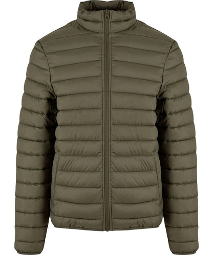 New Morning Studios Light puffer jacket NM031 - Olive - Customisable Jacket