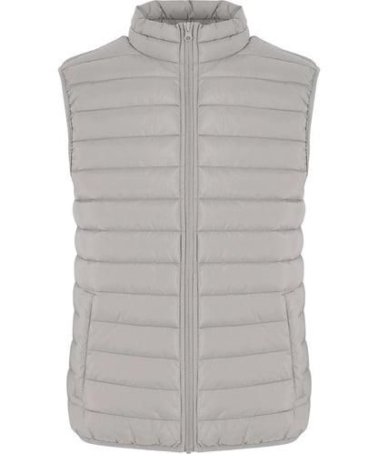 New Morning Studios Womens light puffer vest NM032 - Light Asphalt - Customisable Gilets &amp; Body Warmers