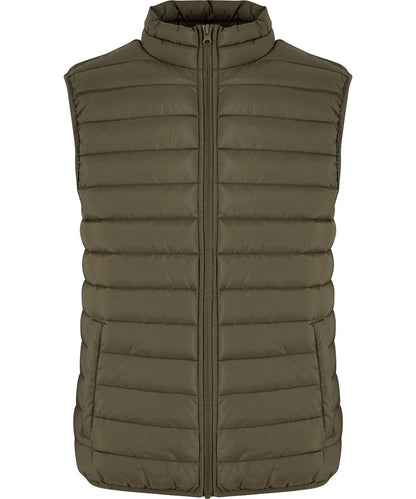 New Morning Studios Womens light puffer vest NM032 - Olive - Customisable Gilets &amp; Body Warmers