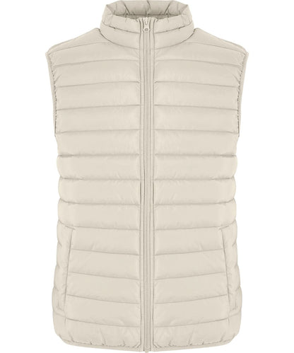 New Morning Studios Womens light puffer vest NM032 - Sand - Customisable Gilets &amp; Body Warmers