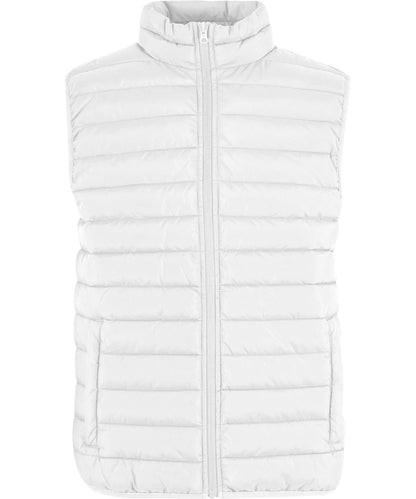 New Morning Studios Womens light puffer vest NM032 - White - Customisable Gilets &amp; Body Warmers