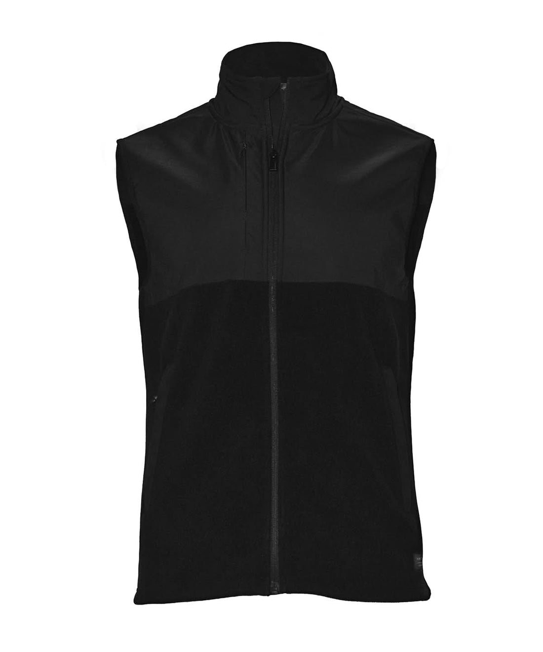 Nimbus Highland Fashionable yoke fleece vest NP018 - Black - Customisable Gilets &amp; Body Warmers