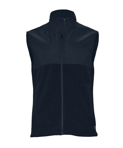 Nimbus Highland Fashionable yoke fleece vest NP018 - Navy - Customisable Gilets &amp; Body Warmers