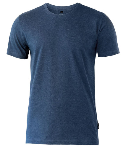Nimbus Orlando soft round neck t shirt NP01M - Navy Melange - Customisable T-Shirts