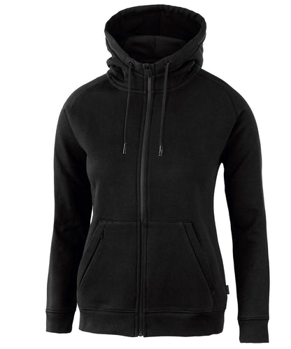 Nimbus Womens Lenox athletic full zip hoodie NP04F - Black - Customisable Hoodies