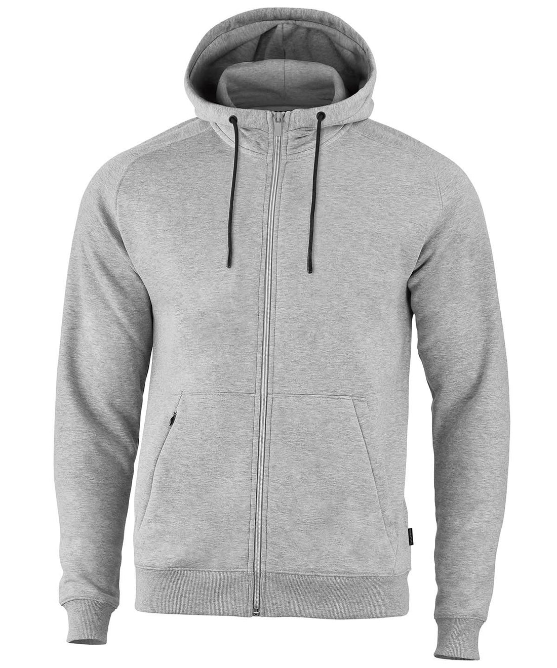 Nimbus Lenox athletic full zip hoodie NP04M - Grey Melange - Customisable Hoodies