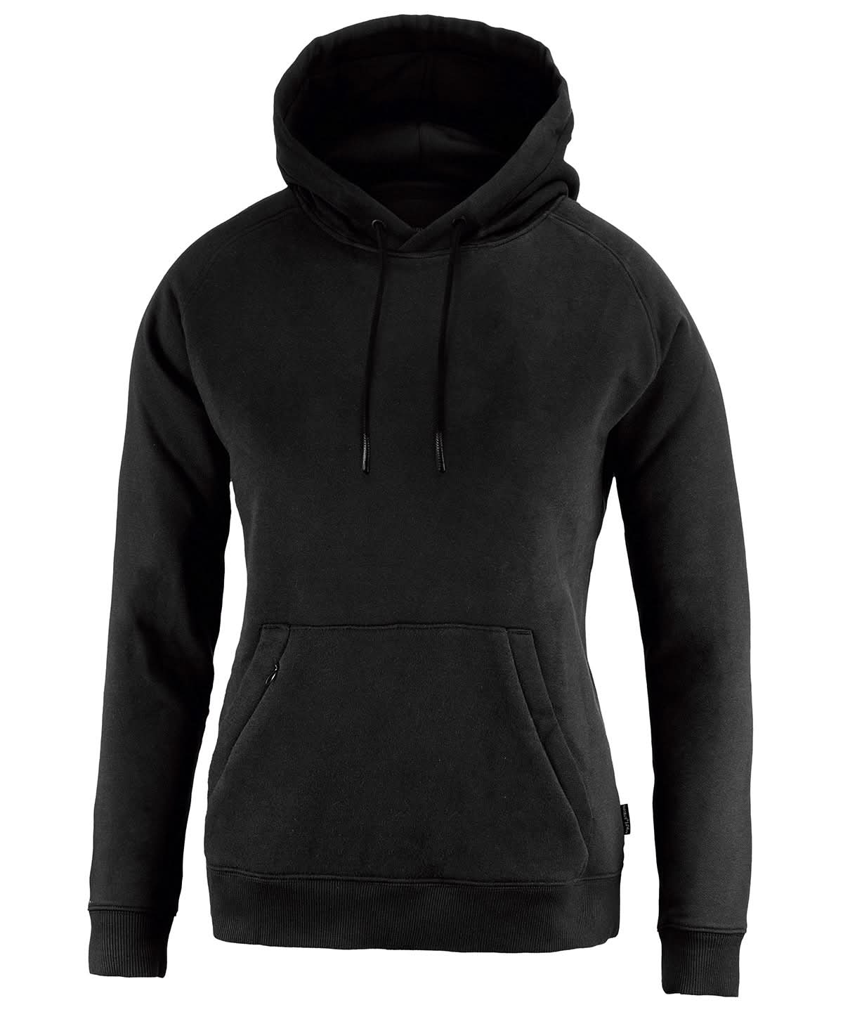 Nimbus Womens Fresno casual hooded sweatshirt NP05F - Black - Customisable Sweatshirts