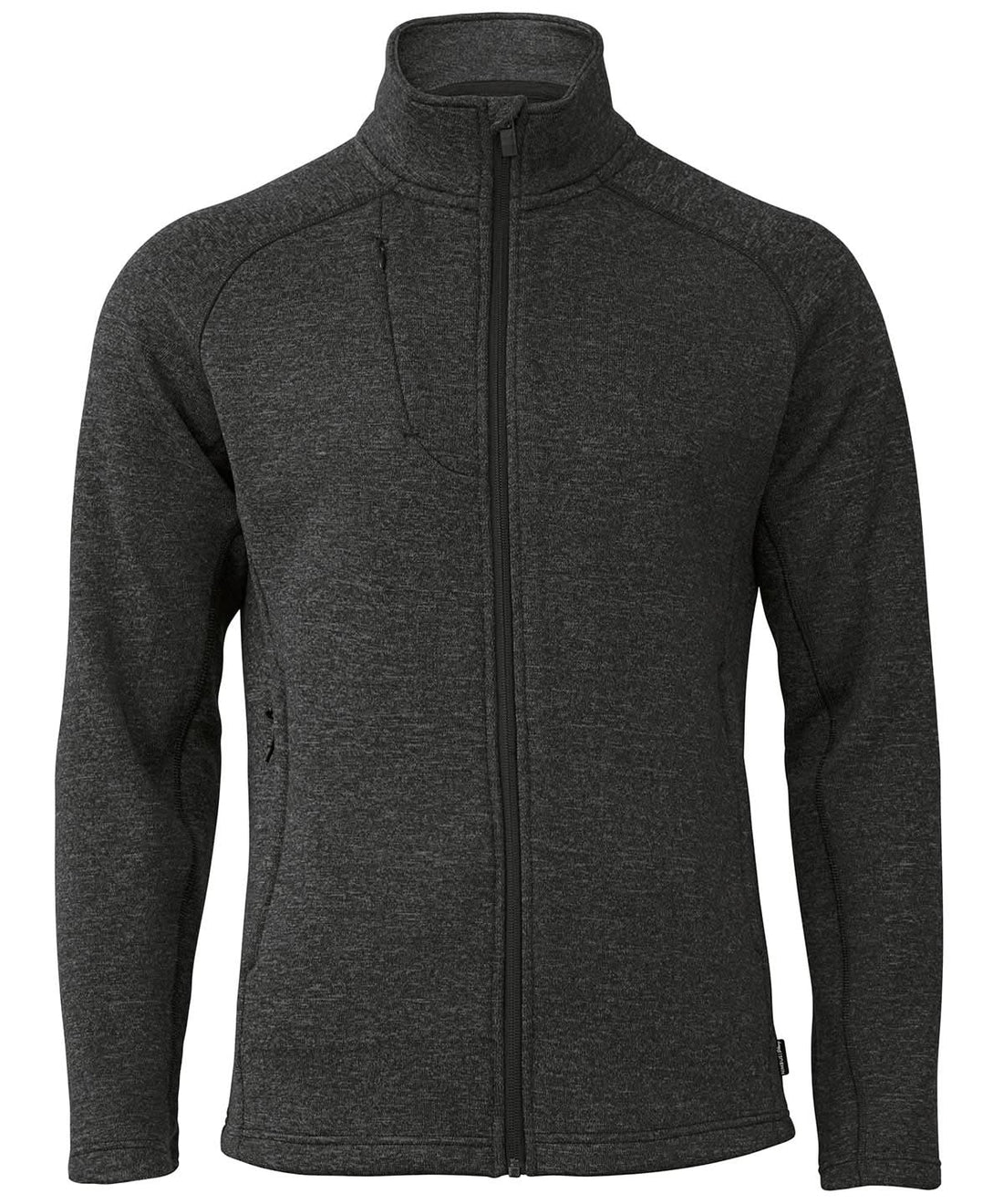 Nimbus Montana knitted fleece jacket NP08M - Dark Grey Melange - Customisable Jackets