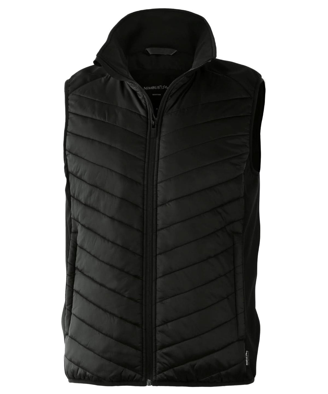 Nimbus Benton versatile hybrid vest NP10M - Black - Customisable Gilets &amp; Body Warmers