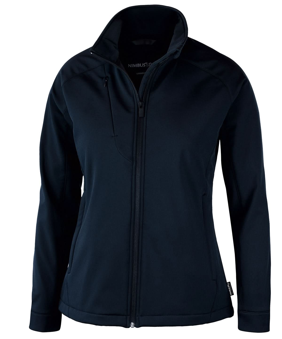 Nimbus Womens Livingston 4 way stretch softshell NP12F - Navy - Customisable Softshell Jacket