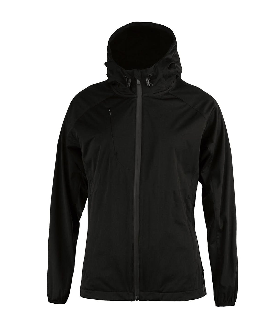 Nimbus Womens Fargo functional hooded softshell NP14F - Black - Customisable Softshell Jacket