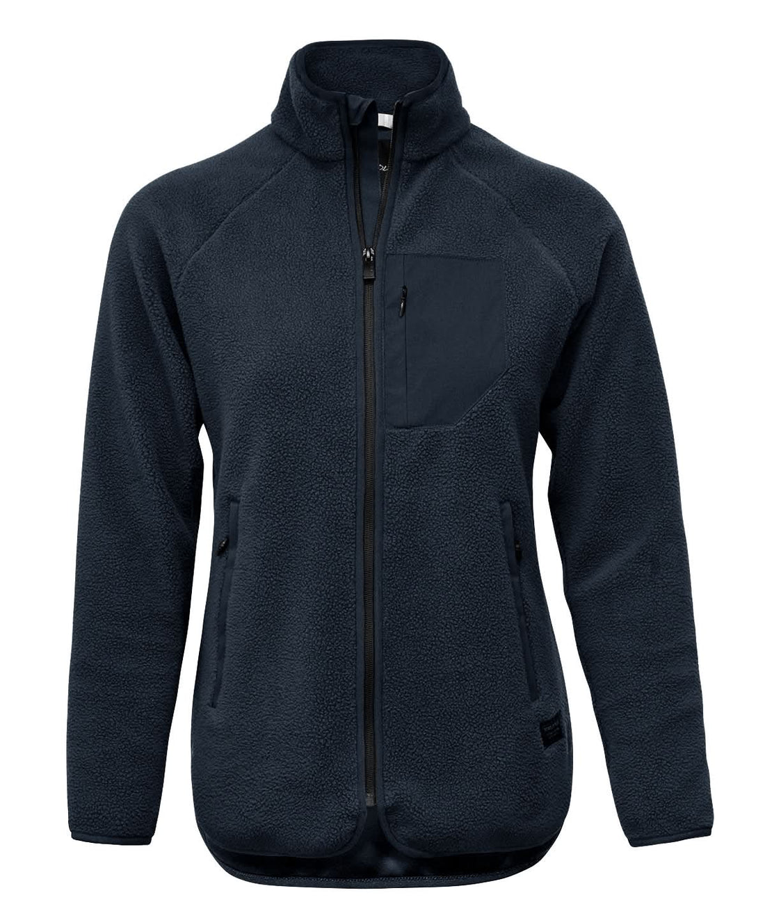 Nimbus Womens Timberlake modern sherpa fleece NP15F - Dark Navy - Customisable Fleece