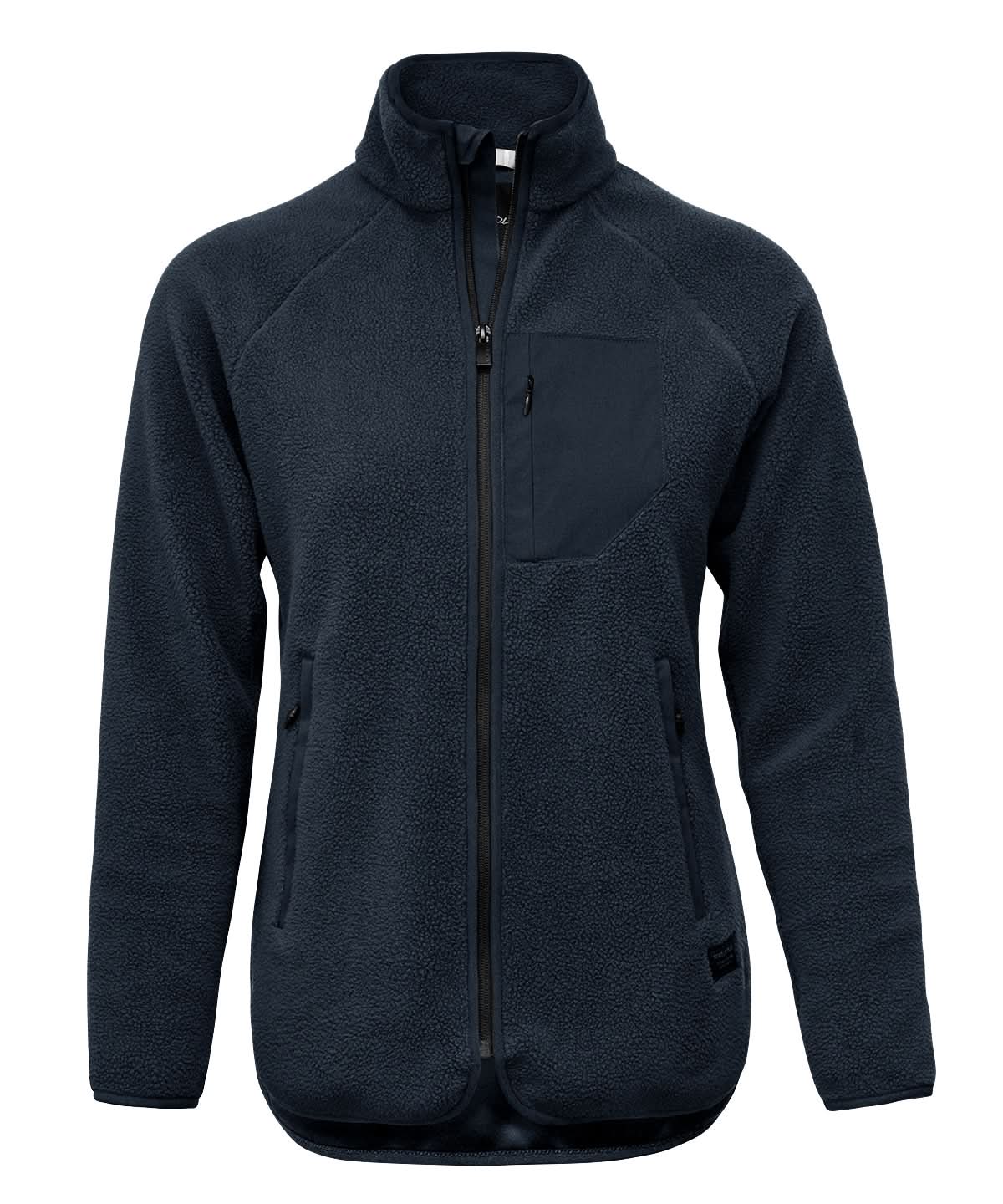 Nimbus Womens Timberlake modern sherpa fleece NP15F - Dark Navy - Customisable Fleece