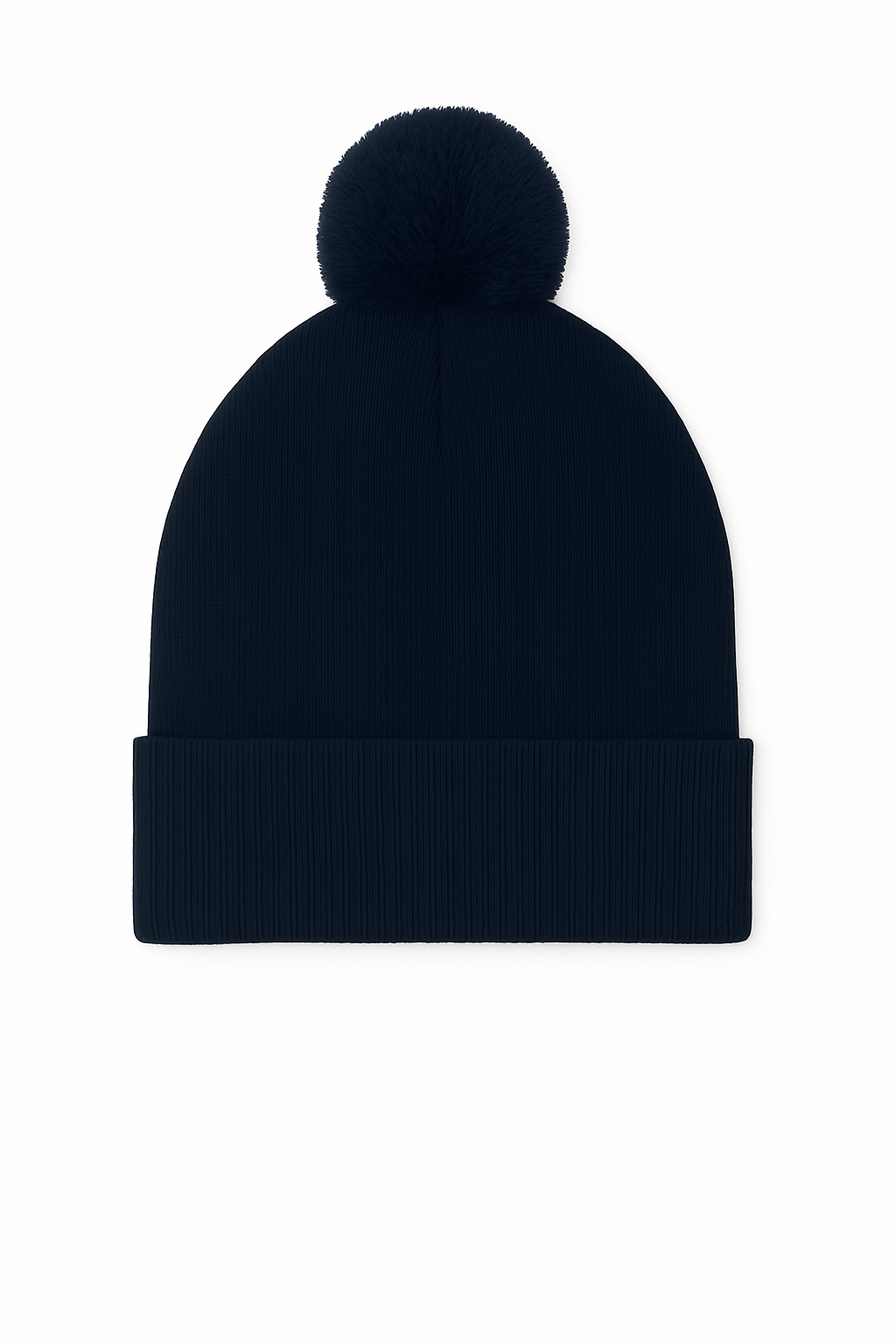 Pom Pom Beanie - UC413 - Navy One - Customisable HEADWEAR