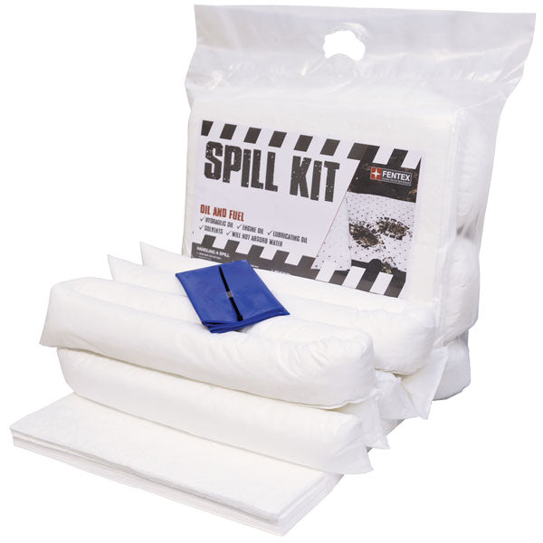 Fentex Oil And Fuel Spill Kit Ltr - White 40 LITRE - Customisable Kits