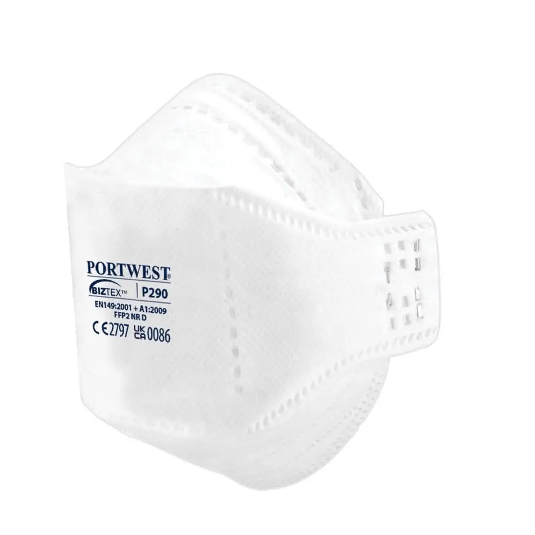 Eagle Ffp2 Dolomite Fold Flat Respirator Pk20 P290 - White - Customisable