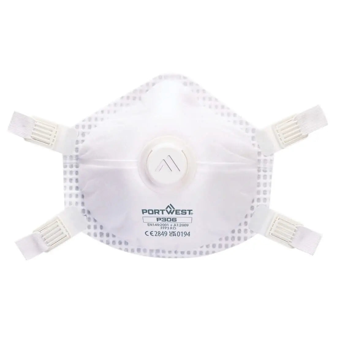 Ffp3 Ultimate Valved Reusable Respirator (Pk5) P306 - White - Customisable Disposable Respirators