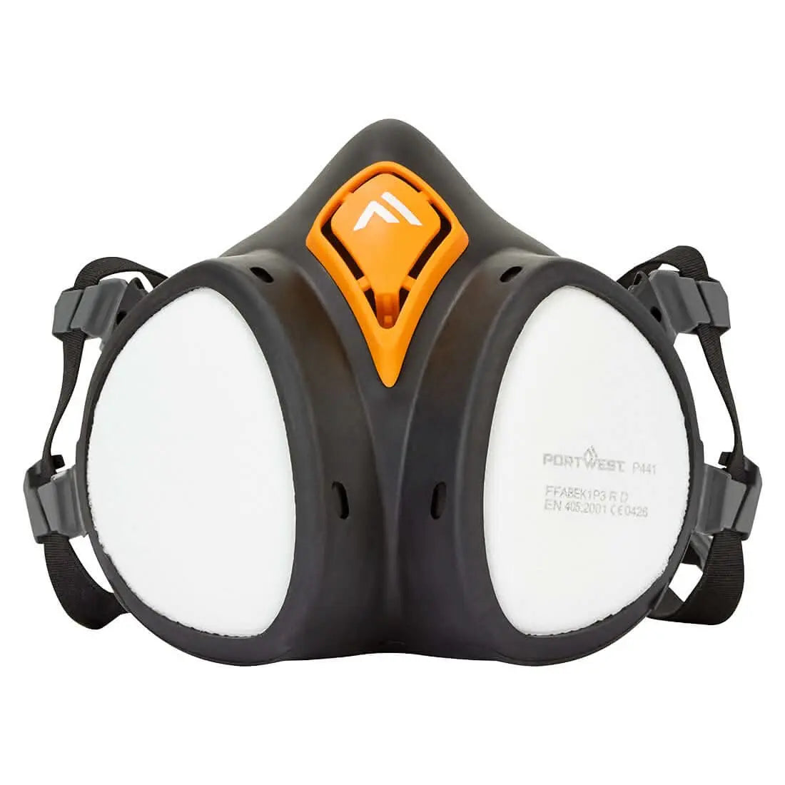 Abek1 P3 Ready To Use Half Mask - Black - Customisable Reusable Half Masks