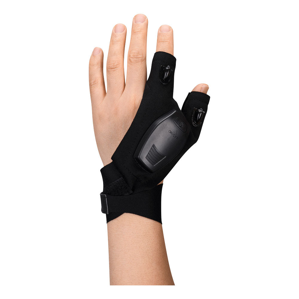 Rechargeable Led Light Gloves (1 Pair) Pa14 - Black R - Customisable Lighting