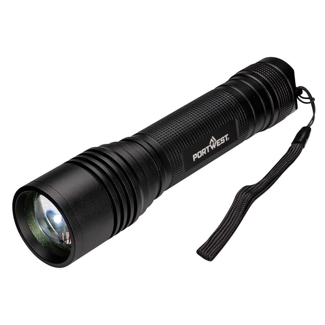 Portwest Taskforce Security Torch PA67 - Black - Customisable PPE