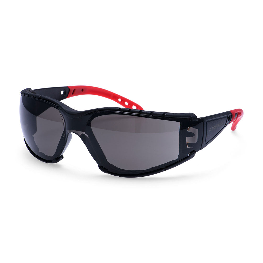 Wrap Around Pro Safety Glasses Pb32 - Smoke R - Customisable Safety Spectacles