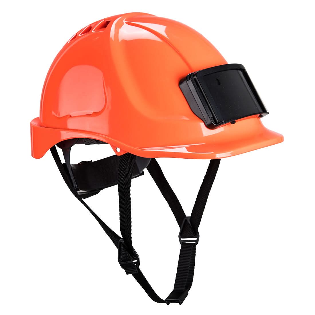 Portwest Endurance Badge Holder Helmet PB55 - Orange - Customisable Helmets