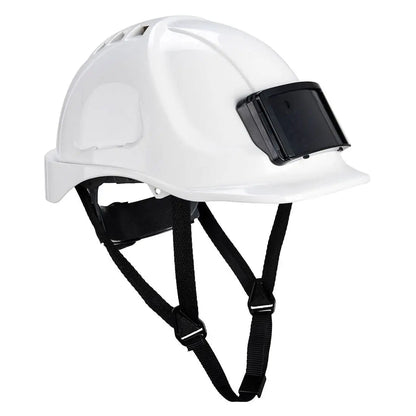 Endurance Badge Holder Helmet Pb55 - White - Customisable Safety Helmet