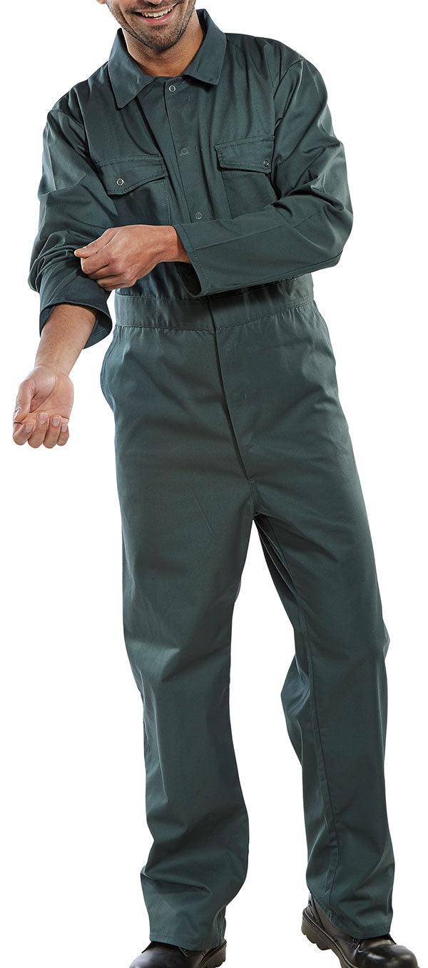 Beeswift Boilersuit - Spruce Green - Customisable Boilersuits