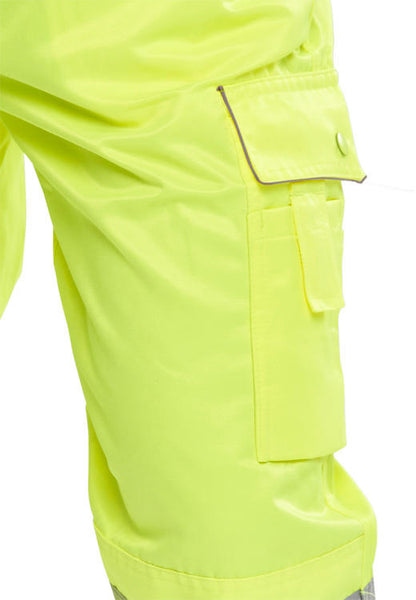 Beeswift Hi Vis Poly Cotton Trousers - - Customisable Trousers