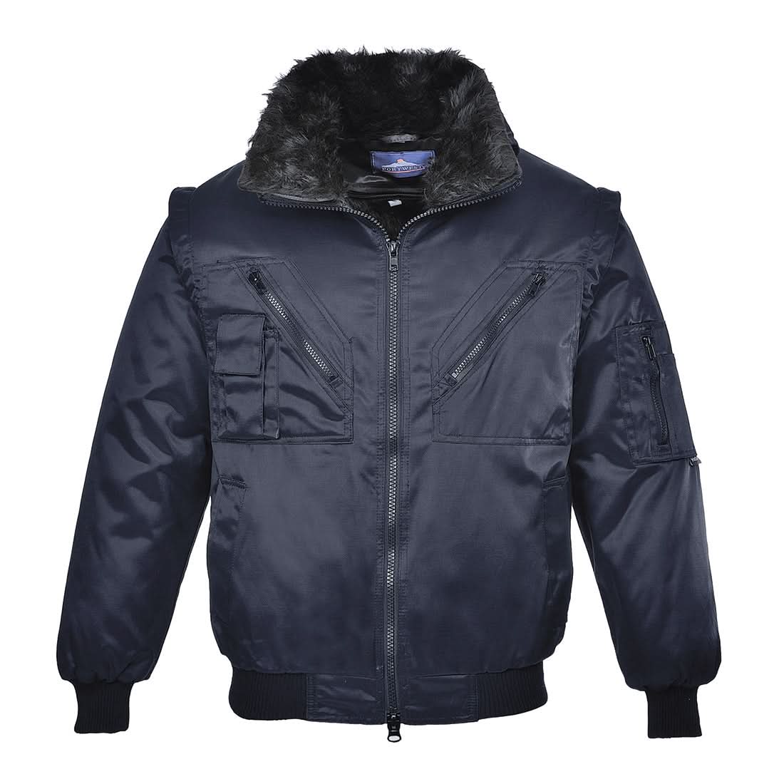 Portwest Pilot Jacket PJ10 - Navy - Customisable Jacket