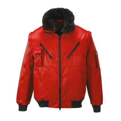 Pilot Jacket Pj10 - Red - Customisable Work Jackets