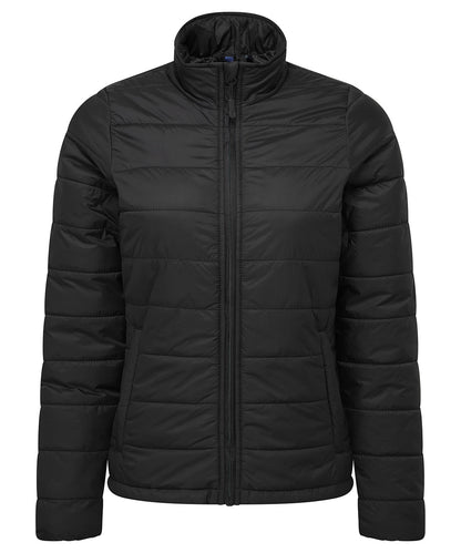 Premier - Womens Recyclight padded jacket - PR819 - Black - Customisable Jacket