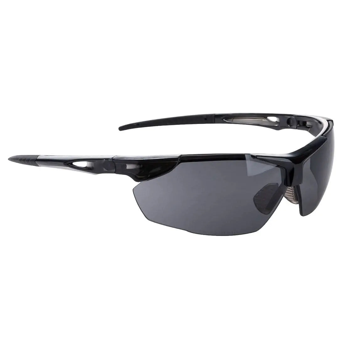 Defender Safety Glasses Ps04 - Smoke - Customisable Safety Spectacles