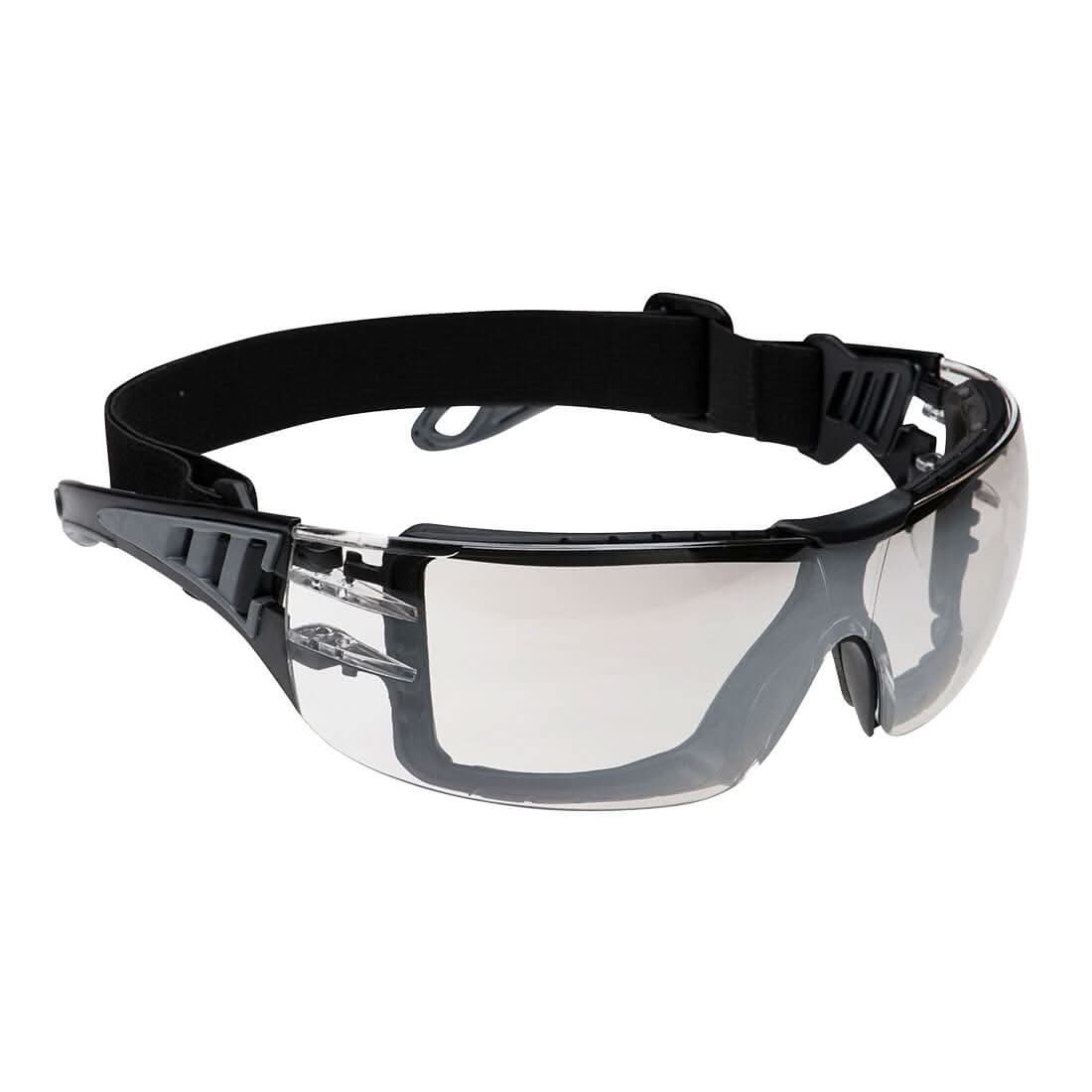 Portwest Tech Look Plus Safety Glasses PS11 - Mirror - Customisable PPE