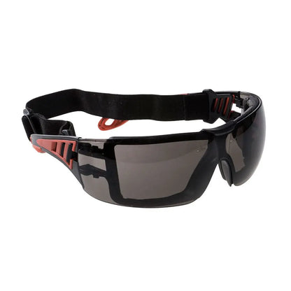 Tech Look Plus Safety Glasses Ps11 - Smoke - Customisable Safety Spectacles