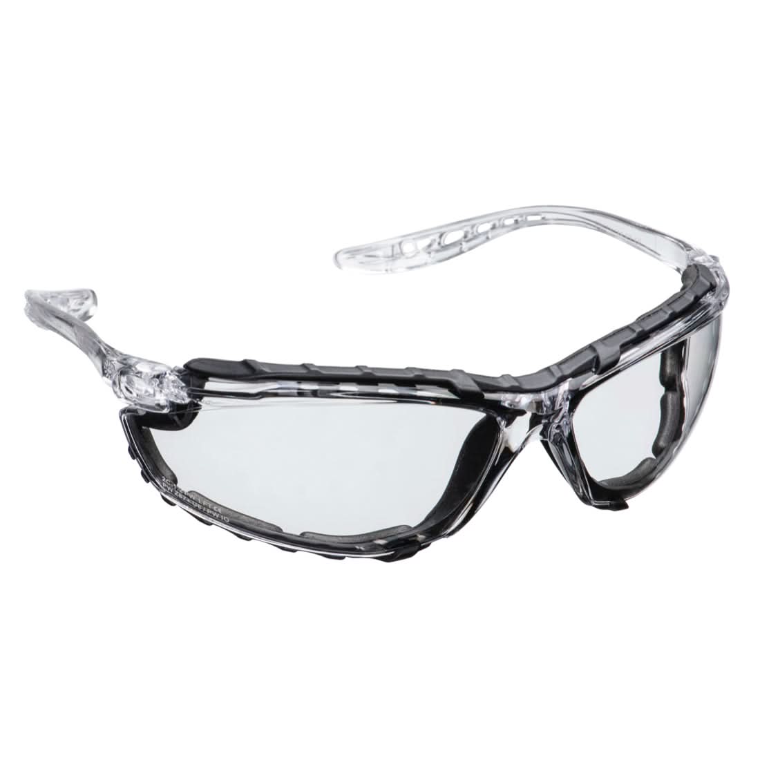 Portwest Lite Plus Safety Safety Glasses PS14 - Clear - Customisable PPE